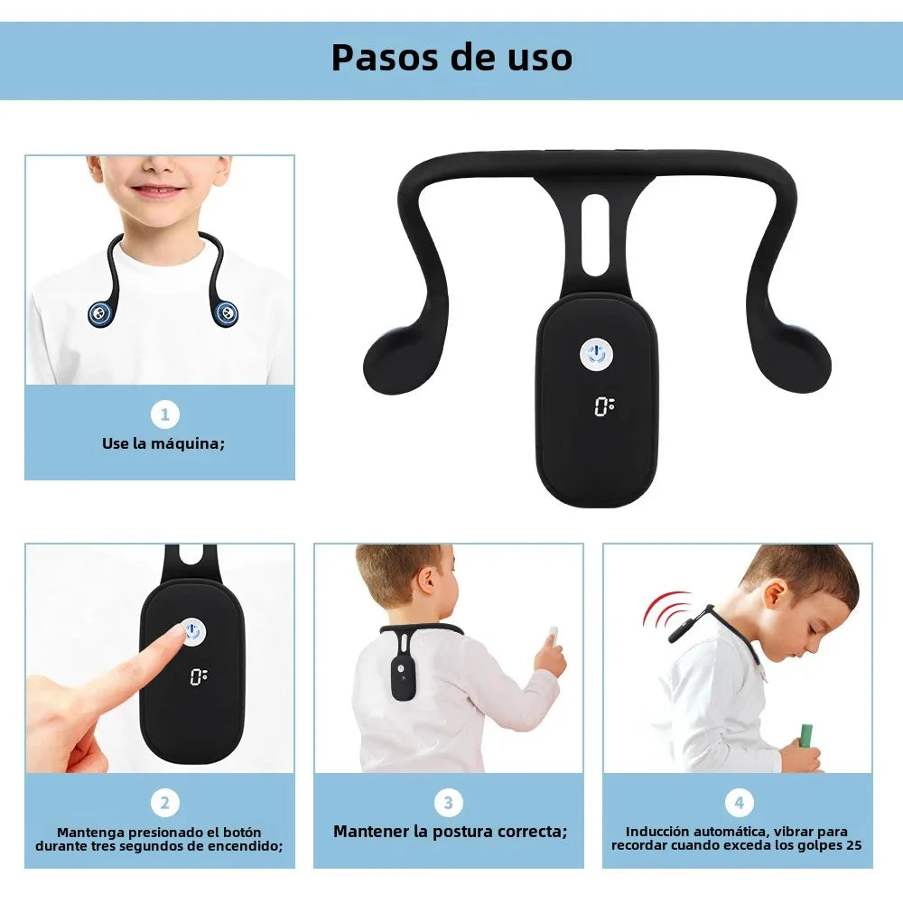 Corrector de Postura Inteligente — Sensor Vibratorio Recargable