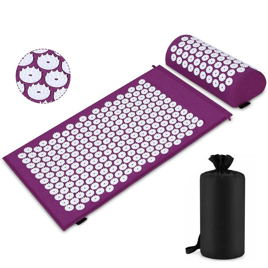 Esterilla de Acupresión — Set con Cojín y Bolsa