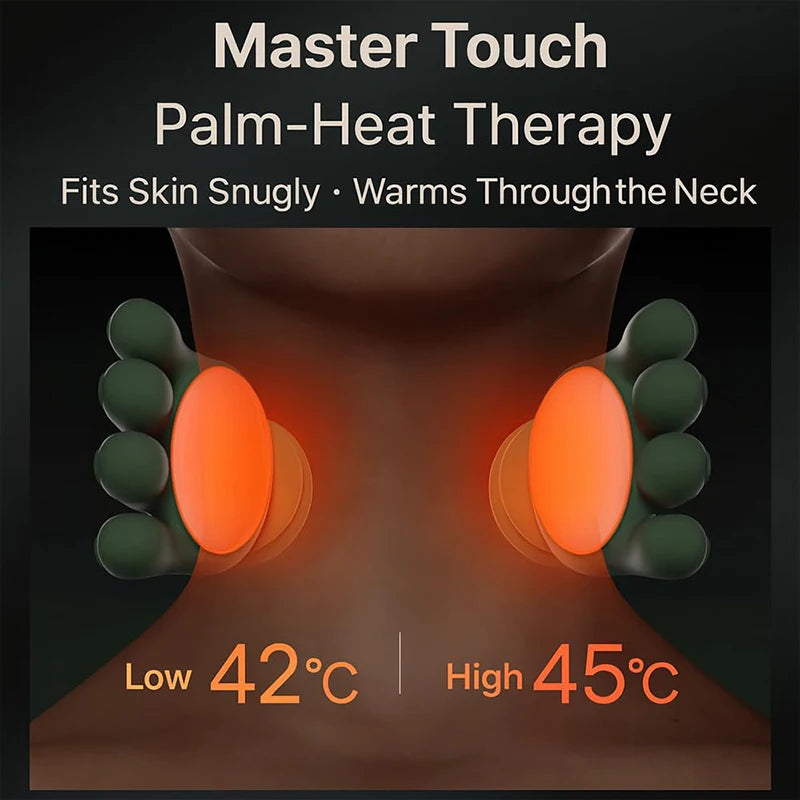 Masajeador de Cuello y Hombros con Calor — Inalámbrico