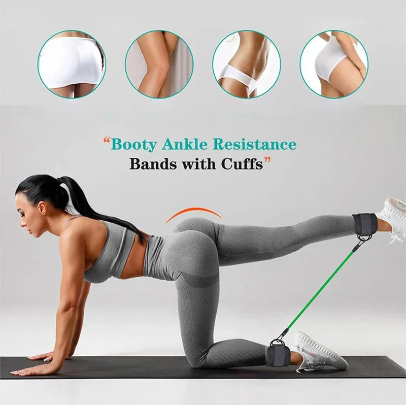 Bandas Elásticas Premium — Set Glúteos y Piernas